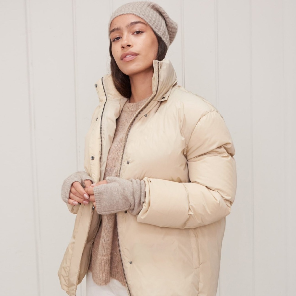 Jenni Kayne SOLD OUT Down Puffer Jacket Khaki Medi